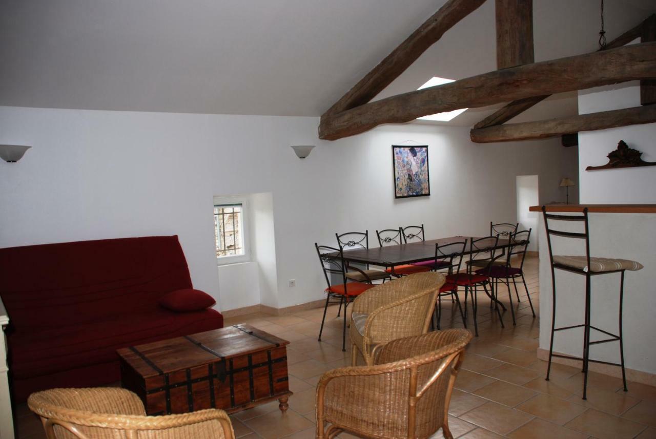 Bed and Breakfast Les Jardins Du Mas Evesque Rousson  Exterior foto